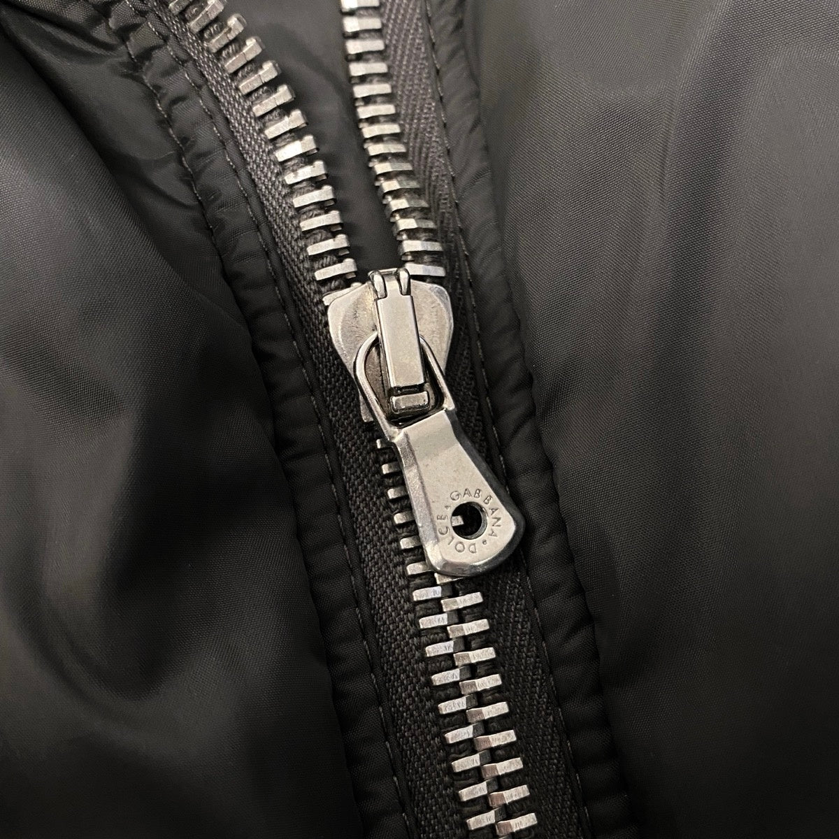 51i2 DOLCE&GABBANA ドルチェアンドガッパーナ 2003AW アーカイブ パテッドジャケット ブルゾン マルチポケット アウター 48サイズ カーキ ポリエステル100％ メンズ 男性用u02t