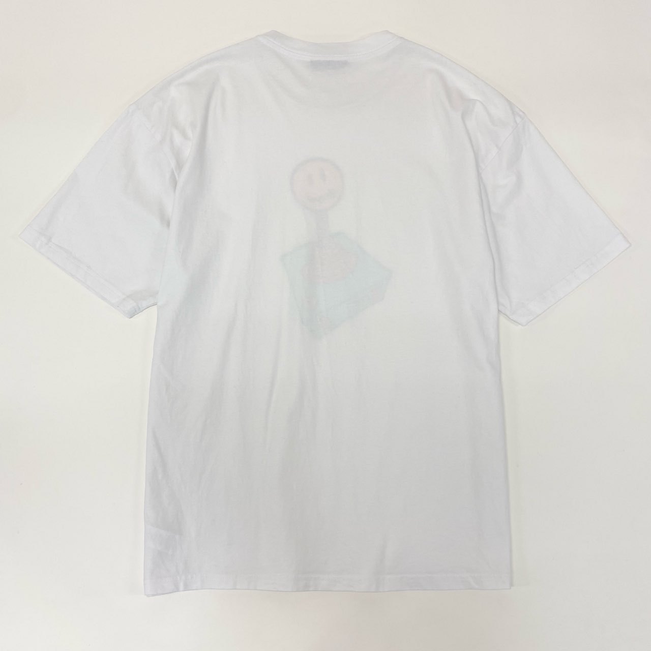 53e23 drew house ドリューハウス  joystick t-shirt プリントTシャツ カットソー クルーネック Mサイズ ホワイト コットン