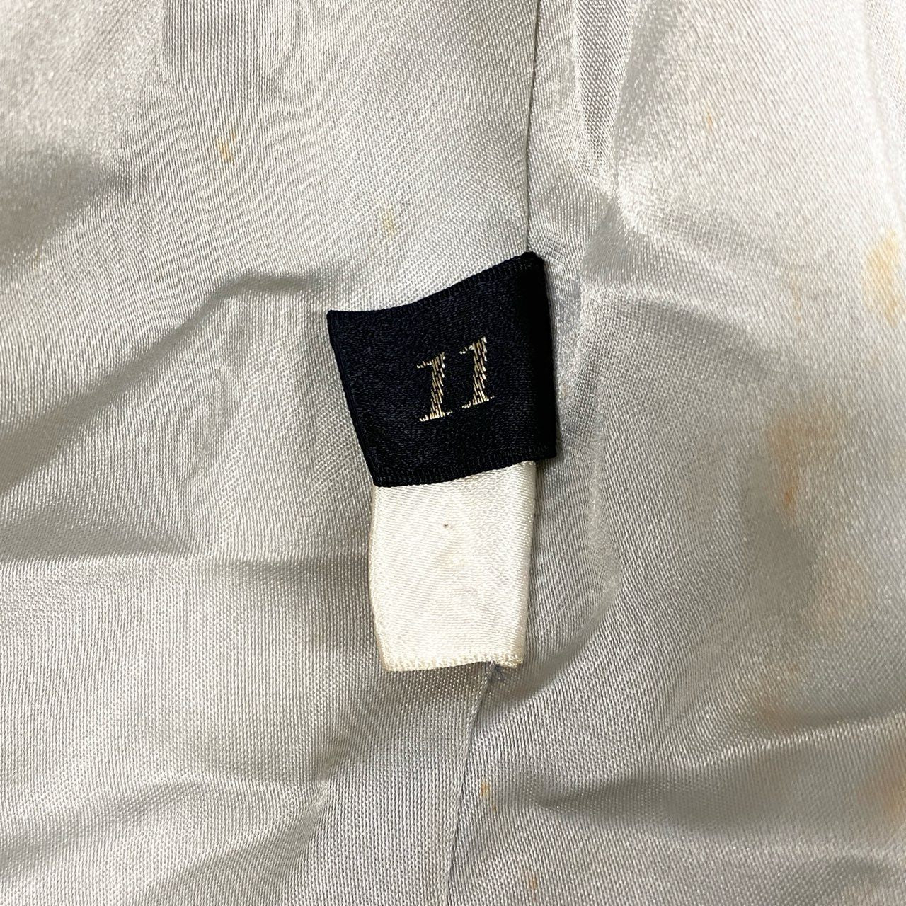 43a21 ブルーフォックス ファーコート サイズ11 ホワイト 本毛皮 Fox Fur Coat ポケット有t18r