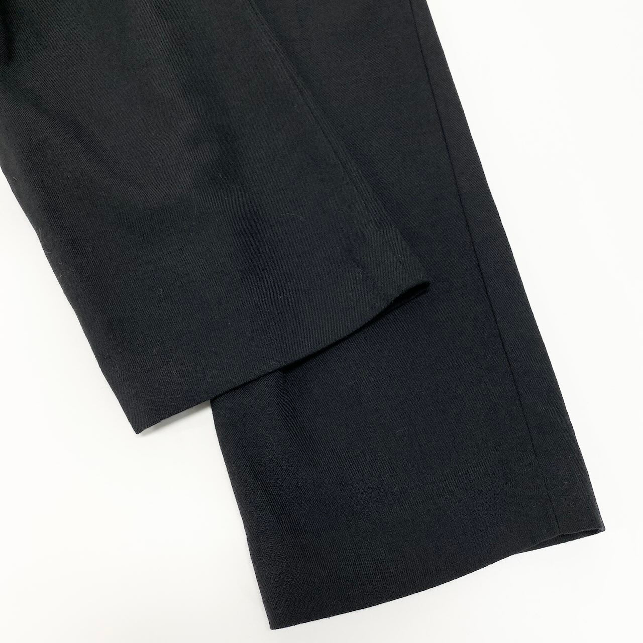 52c10 SAINT LAURENT PARIS サンローラン パリ 2023年 スラックスパンツ ボトム サイズ40 ブラック レディース ボトム パンツk02i