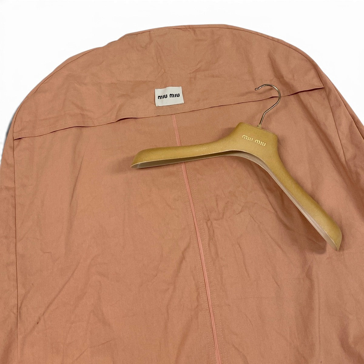 i8 《美品》 miu miu ミュウミュウ 23AW ロゴパッチ ナッパレザージャケット Logo Patch Nappa Leather Jacket MPV895 40 キャメルブラウン レザーt18r