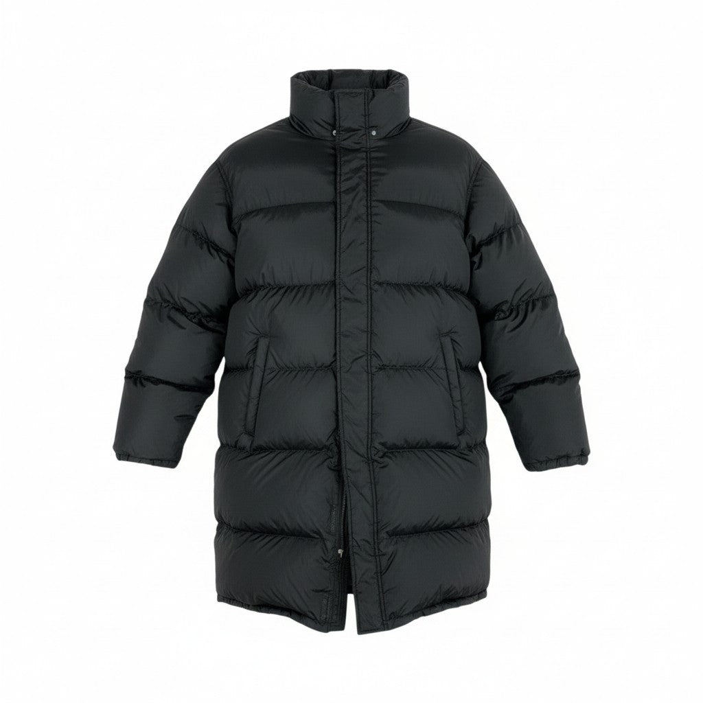 30l14 PRADA SPORTS プラダ スポーツ ダウンジャケット SGV408 サイズ48 ブラック DOWN JACKET イタリア製t18r