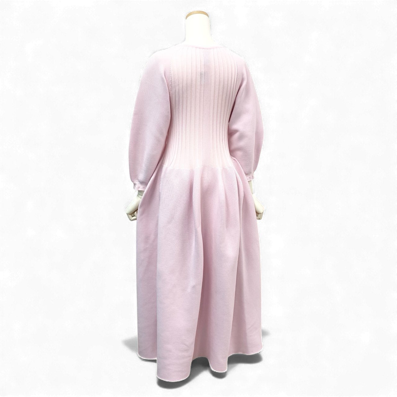 21k14 CFCL シーエフシーエル POTTERY LONG PUFF SLEEVE DRESS ドレス ワンピース ニット CF007KH092 1サイズ ピンク レディースu02t