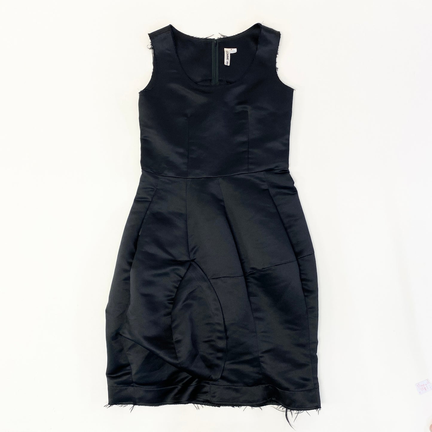 Ae27 COMME des GARCONS コムデギャルソン カットオフ 変形ワンピース ドレスワンピース AD2022 GJ-O009 サイズS ブラック ポリエステル100％ レディース 女性服o07to07t