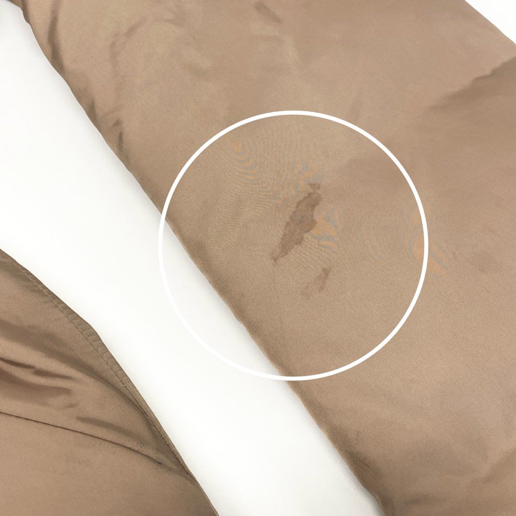 42a27 Aquascutum LONDON アクアスキュータム リバーシブル ダウンコート 2way レッキスラビットファー チェック柄 レディース サイズ8 ベージュo07t