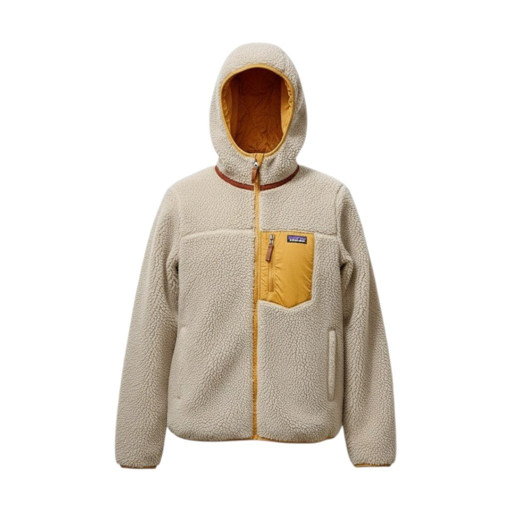 61c6 Patagonia パタゴニア Ks Rready FLEECE HOODIE JACKET リバーシブル フリースジャケット ボーイズXXL(16~18) レディースLL相当 レディース アウターk02i