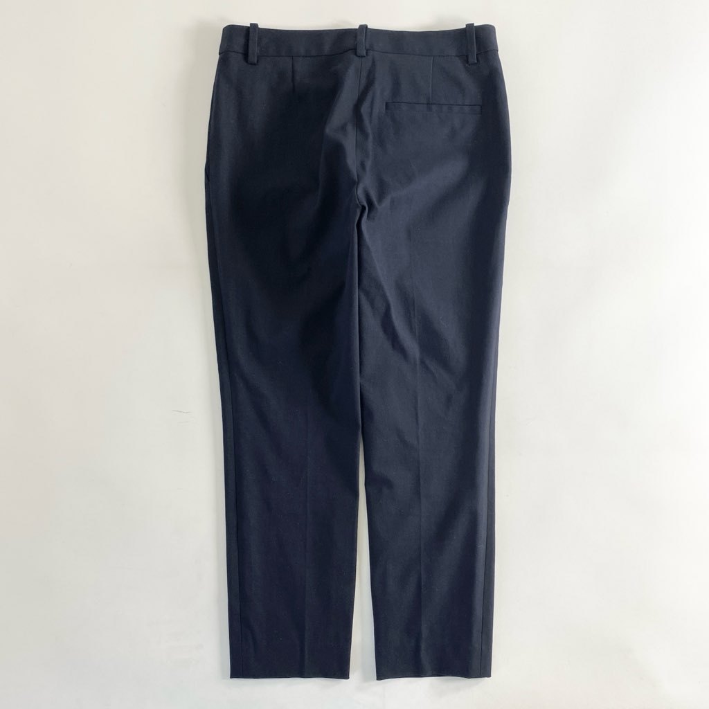 32d5 《未使用》 Theory セオリー 21SS STRETCH CANVAS TREECA 4N ストレッチパンツ 00 ネイビー 日本製 タグ付き