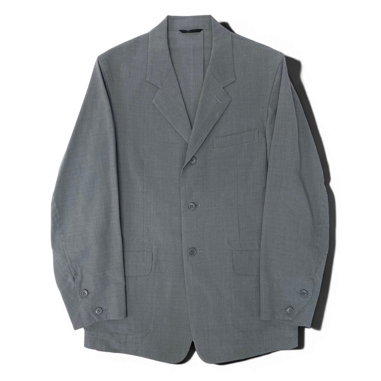 26e8 A.A.R Yohji Yamamoto D`URBAN ヨウジヤマモト ダーバン リップストップ デザインジャケット サイズL グレー メンズ 紳士服u02t