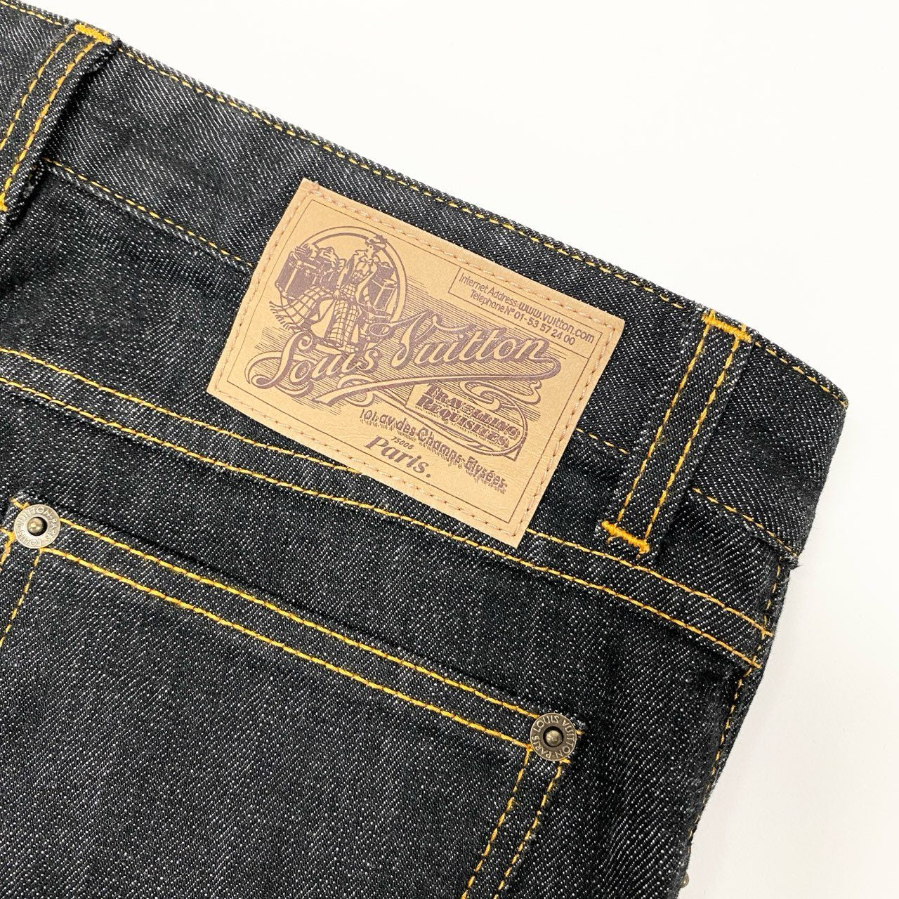 79k21 Louis Vuitton ルイヴィトン デニムパンツ ジーンズ 伸縮ストレッチ レディース 女性用 RW061W-WIPA04CKJ 38 インディゴu02t