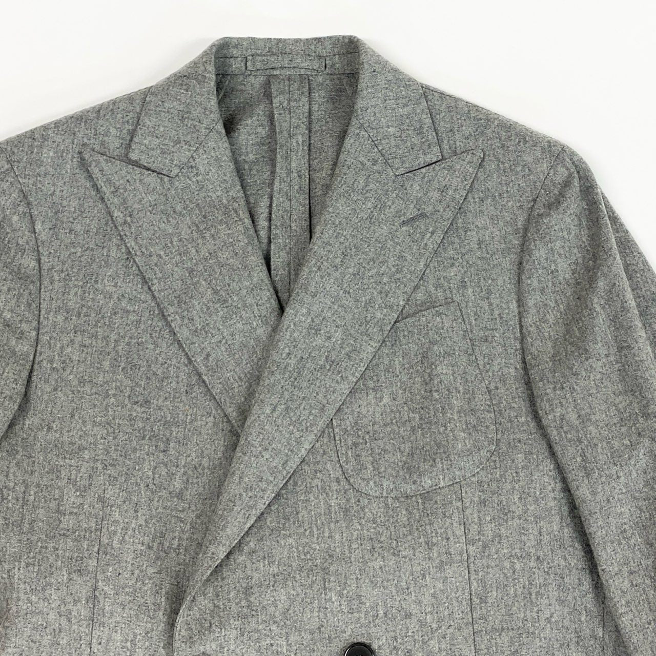 33L4 LARDINI ラルディーニ スーツセットアップ テーラードジャケット  ウールジャケット ダブルブレスト スラックス AP22484AQ 46サイズ グレー メンズu02t