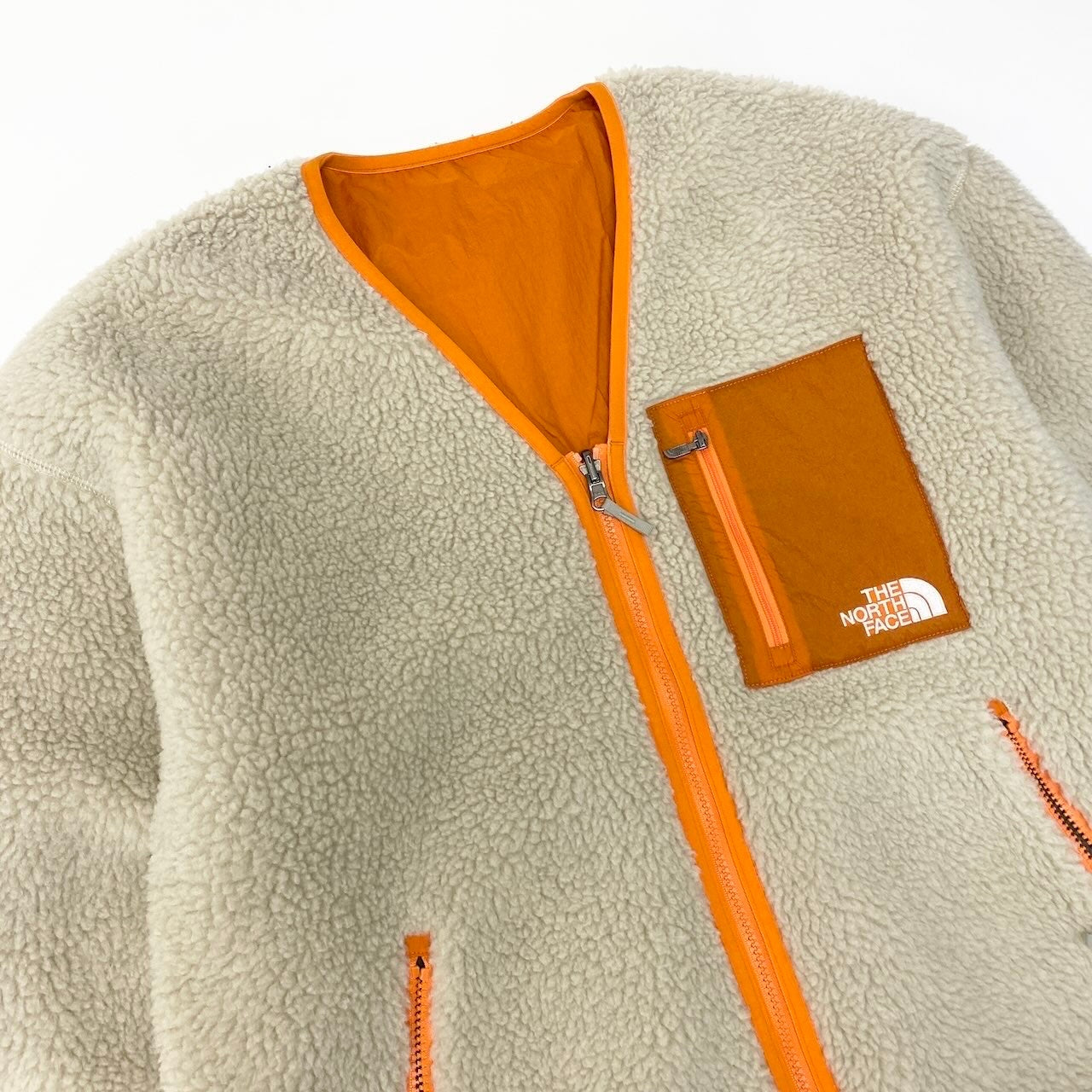 57c10 THE NORTH FACE ザ ノースフェイス エクストリーム パイル リバーシブル ボアカーディガン サイズM メンズ レトロX アウター ブルゾンk02i