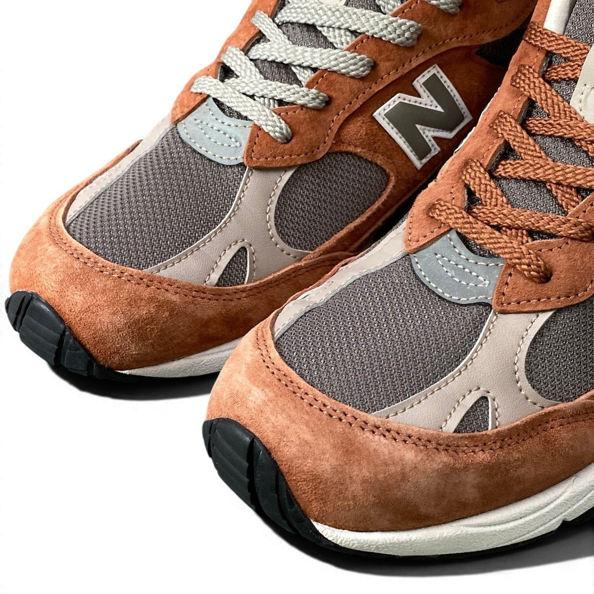 1g8 New Balance ニューバランス 991 SEQUOIA セコイア made in U.K. ローカットスニーカー M991PTY 10 1/2 オレンジ グレー メンズ 男性用o07t