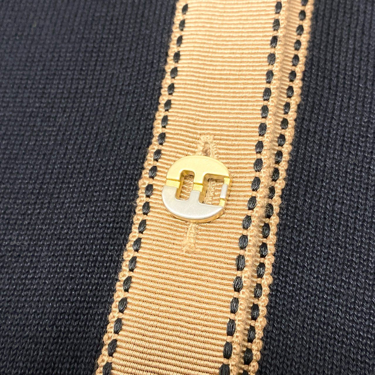 68b7 Salvatore Ferragamo サルヴァトーレフェラガモ アンサンブル コットンニット カーディガン キャミXS/カーディガンS ブラック レディース トップス ヴィンテージk02i