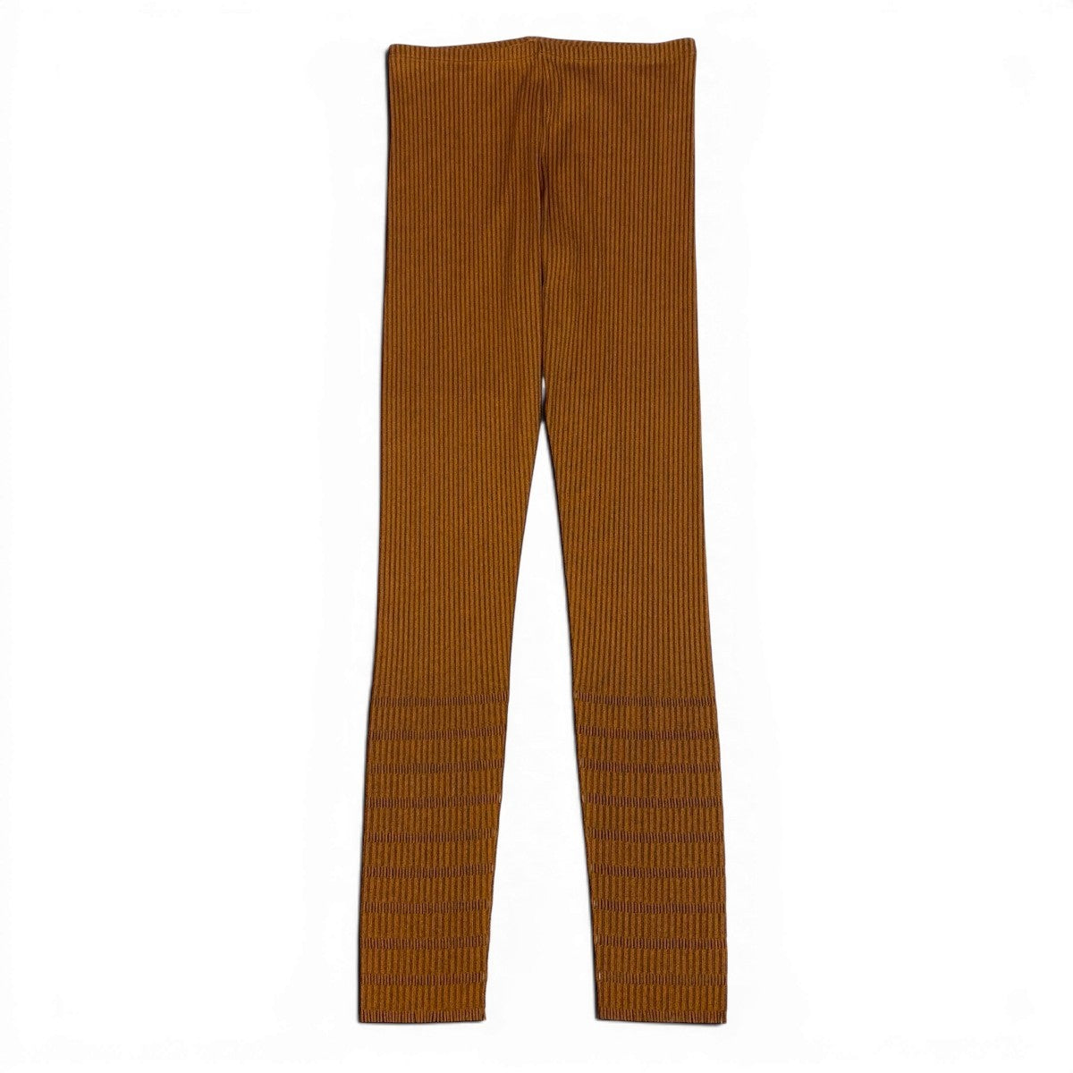 Ae19【美品】 PLEATS PLEASE プリーツプリーズ A-POC リブパンツ ストライプ PP22LF902 サイズ5 オレンジ系 レディース 女性服u02t