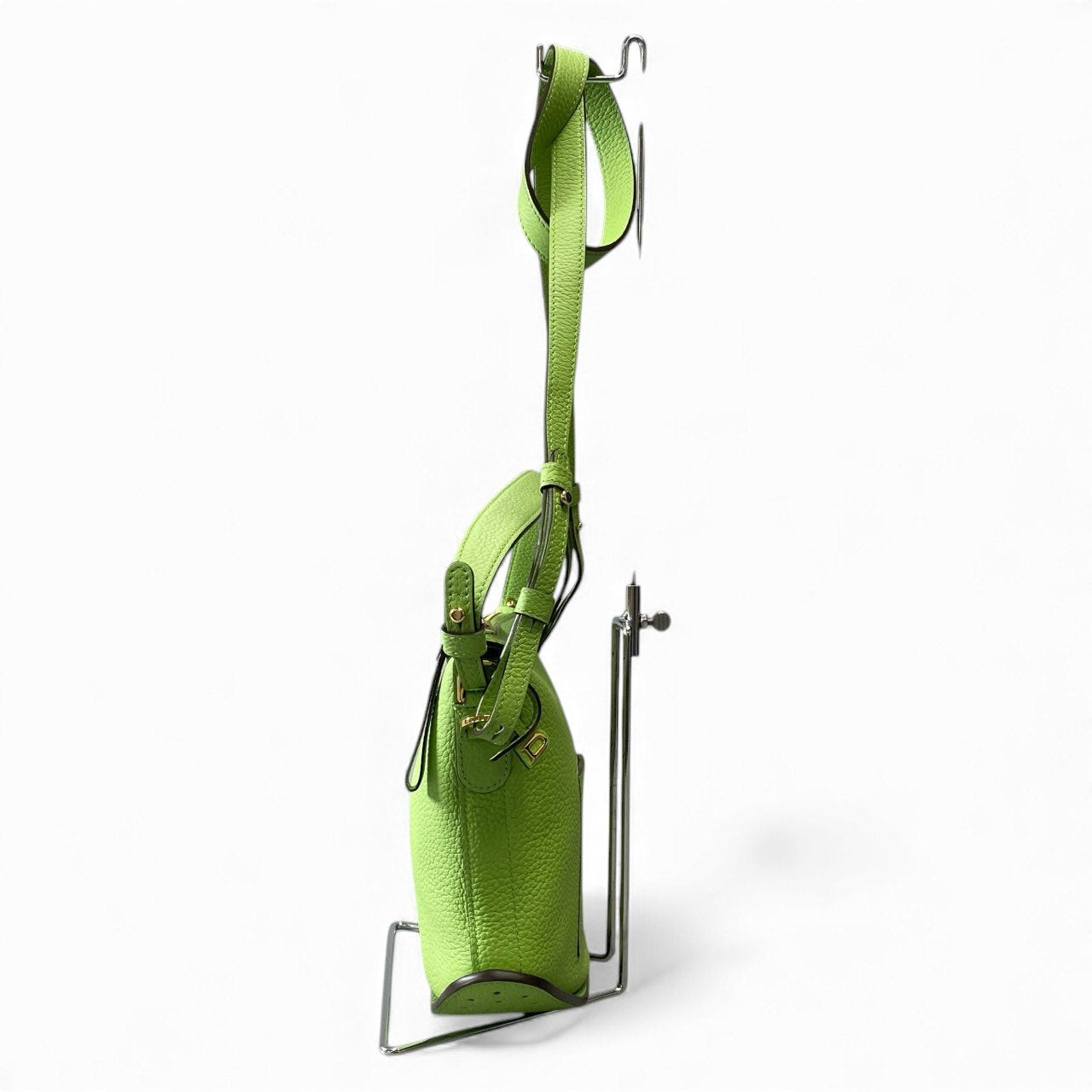 C11【極美品】DELVAUX デルヴォー 2023SS パンスウィング 2way ハンドバッグ ショルダーバッグ ライトグリーン トリヨンソフトレザー レディース 鞄k02i