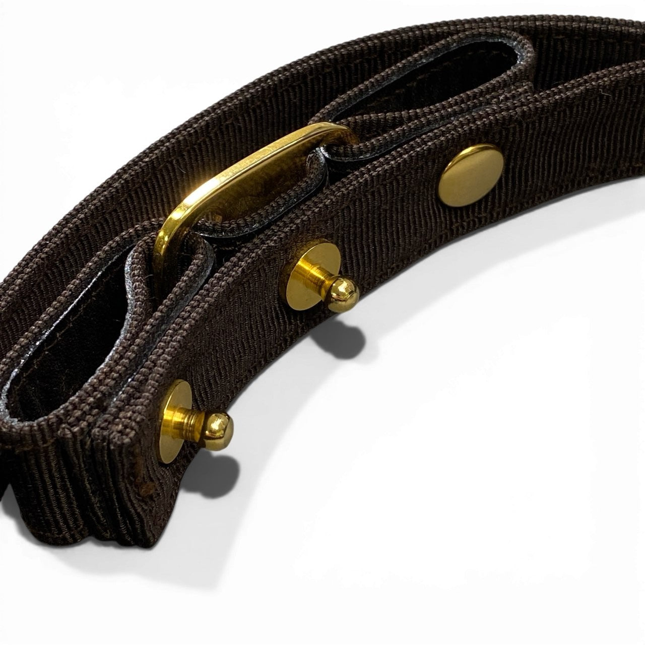 a6 Salvatore Ferragamo サルヴァトーレフェラガモ ヴァラリボン ベルト リボン イタリア製 6085 M ブラウン ゴールド レディースk02i