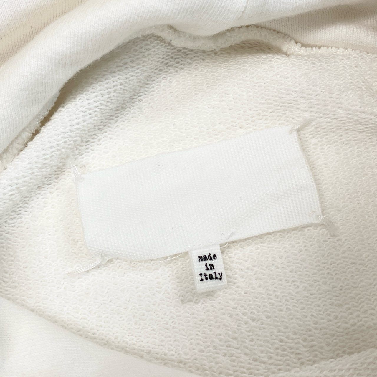 20a14 Maison Margiela メゾンマルジェラ ナンバーズロゴ スウェット パーカー フーディー S30GU0148  46 ホワイト コットン100％o07t