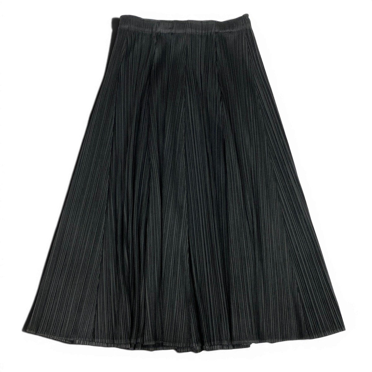 Ag10 【美品】 PLEATS PLEASE プリーツプリーズ ロングスカート プリーツ加工 PP01-JG103 サイズ3 ブラック ポリエステル100％ レディースta1