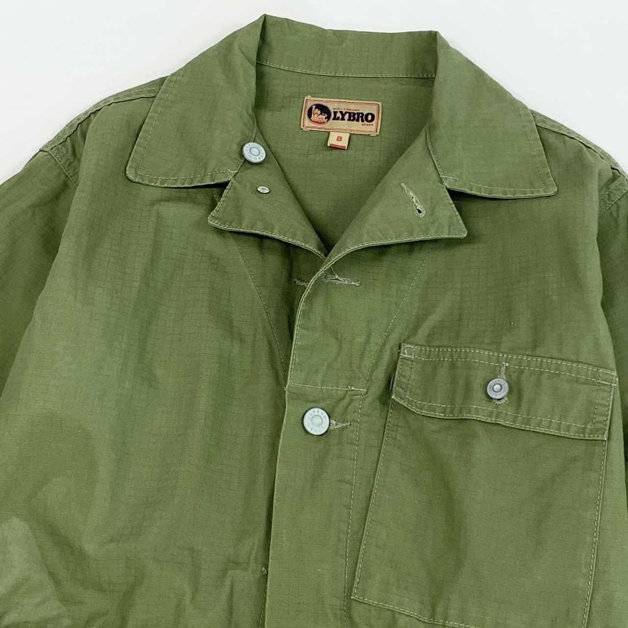 1j27《美品》NIGEL CABOURN ナイジェルケーボン つなぎ オールインワン LYBRO  80342050103 8サイズ カーキ ユニセックスu02t
