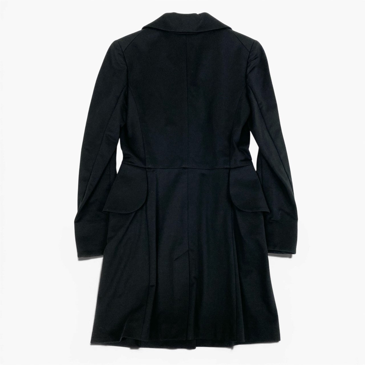 55L23【未使用】Vivienne Westwood Red Label ヴィヴィアンウエストウッド レッドレーベル ラブコート サイズ1 ブラック レディース Aラインコートk02i