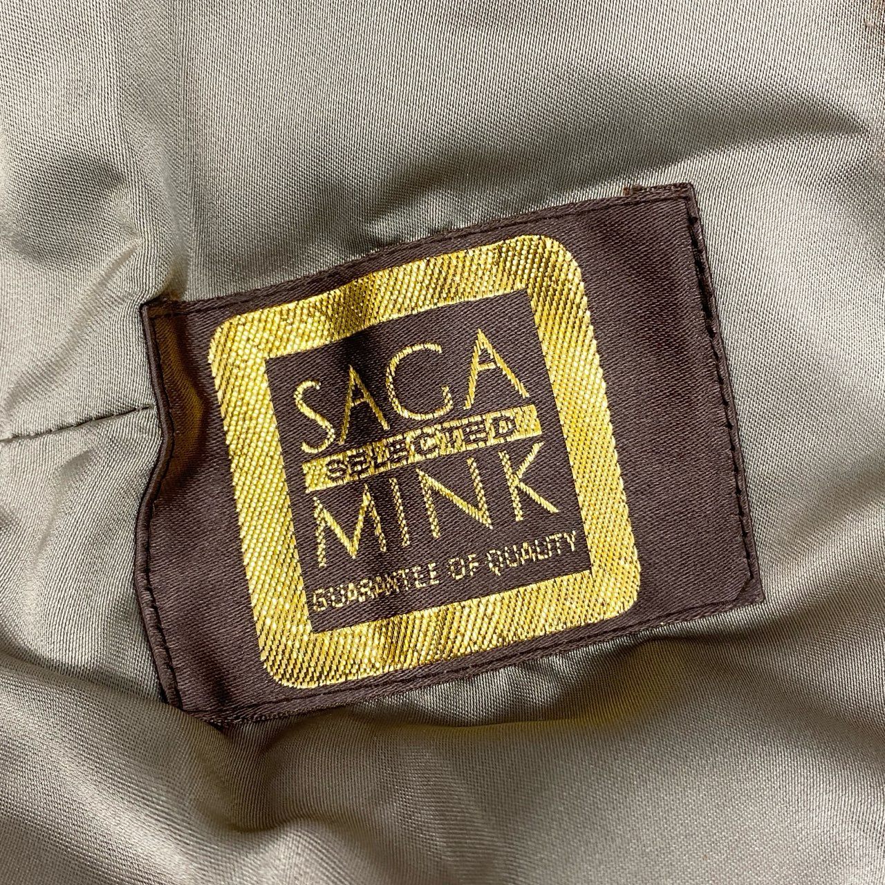 28i29 SAGA MINK サガミンク パステルミンク 毛皮コート ミンクコート ロングコート 13サイズ ベージュ レディースt18r