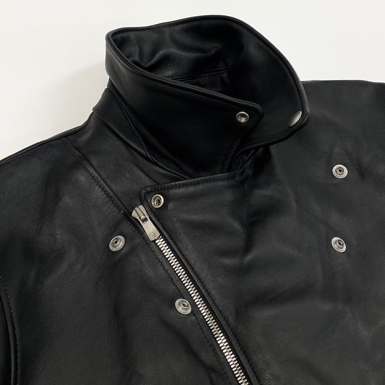 24e14 【美品】JACKROSE ジャックローズ ダブルライダースジャケット レザージャケット 21AW-JRB01 3サイズ ブラック 羊革 メンズ 男性用k02i