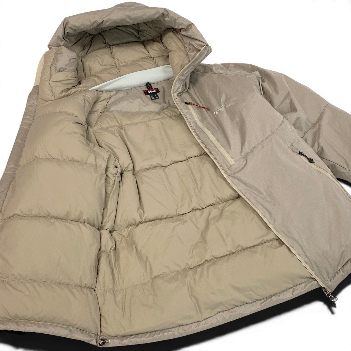 4g1 《美品》 NANGA ナンガ AURORA TEX DOWN JACKET ダウンジャケット ND2441-1A001 サイズXL ベージュ アウトドアt18r