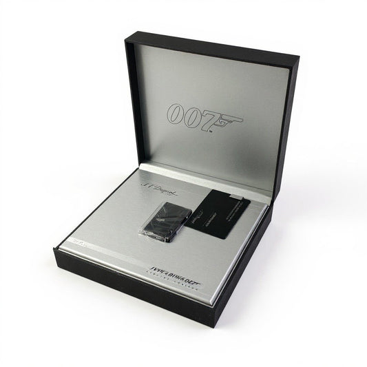 b2 《超希少》 S.T.Dupont デュポン × JAMES BOND 007 ジェームズボンド 2405/5007 限定品 ガスライター 着火〇 付属品有t18r