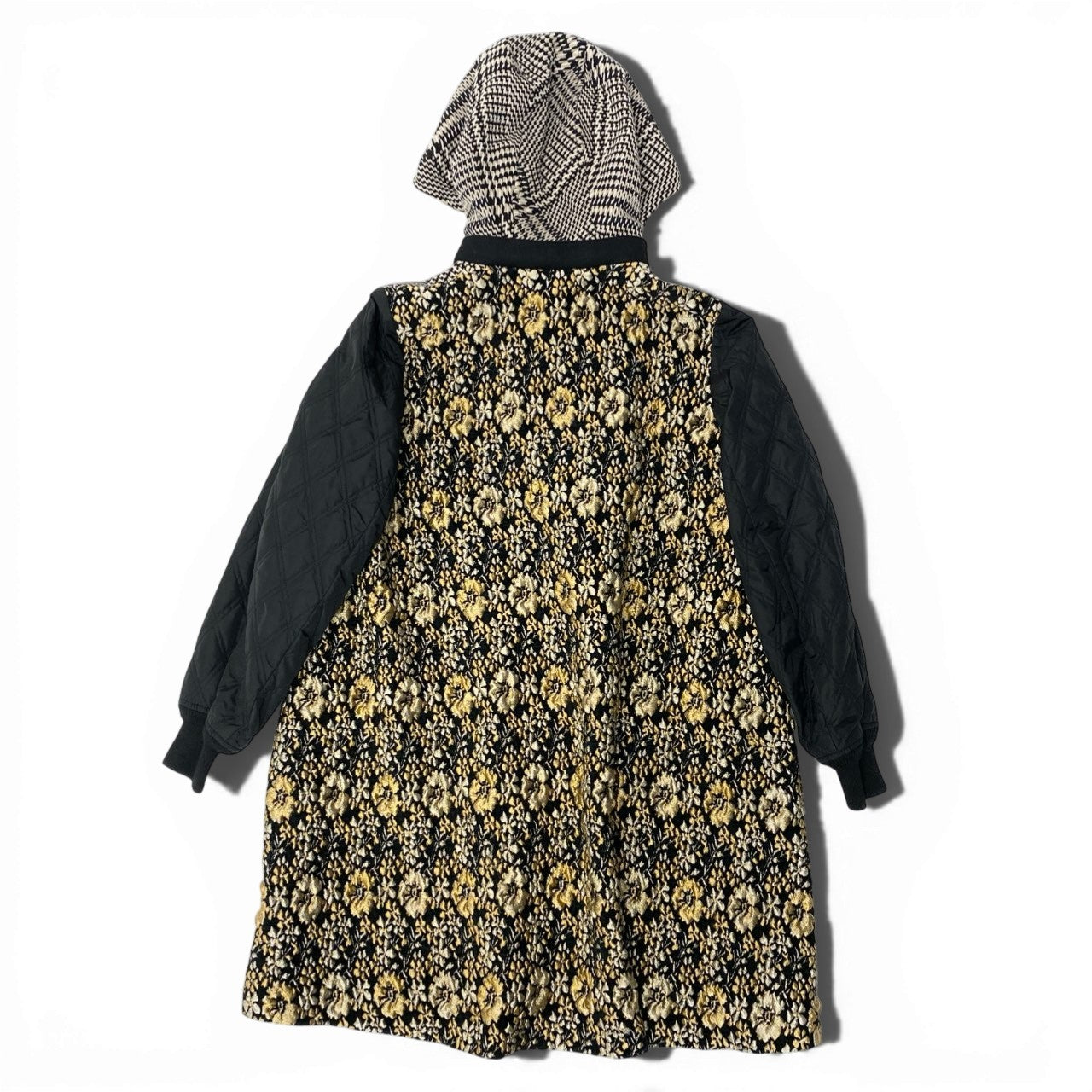 51c14 Aquascutum アクアスキュータム 近年モデル パターン切替 コート サイズM 日本製 フード取外し可t18r