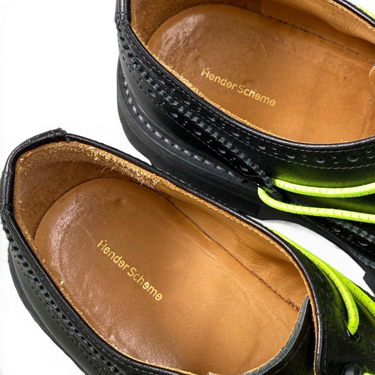 2g8 Hender Scheme エンダースキーマ code tip コードチップ ウィングチップシューズ ドレスシューズ ブラック レザー メンズ 男性用o07t