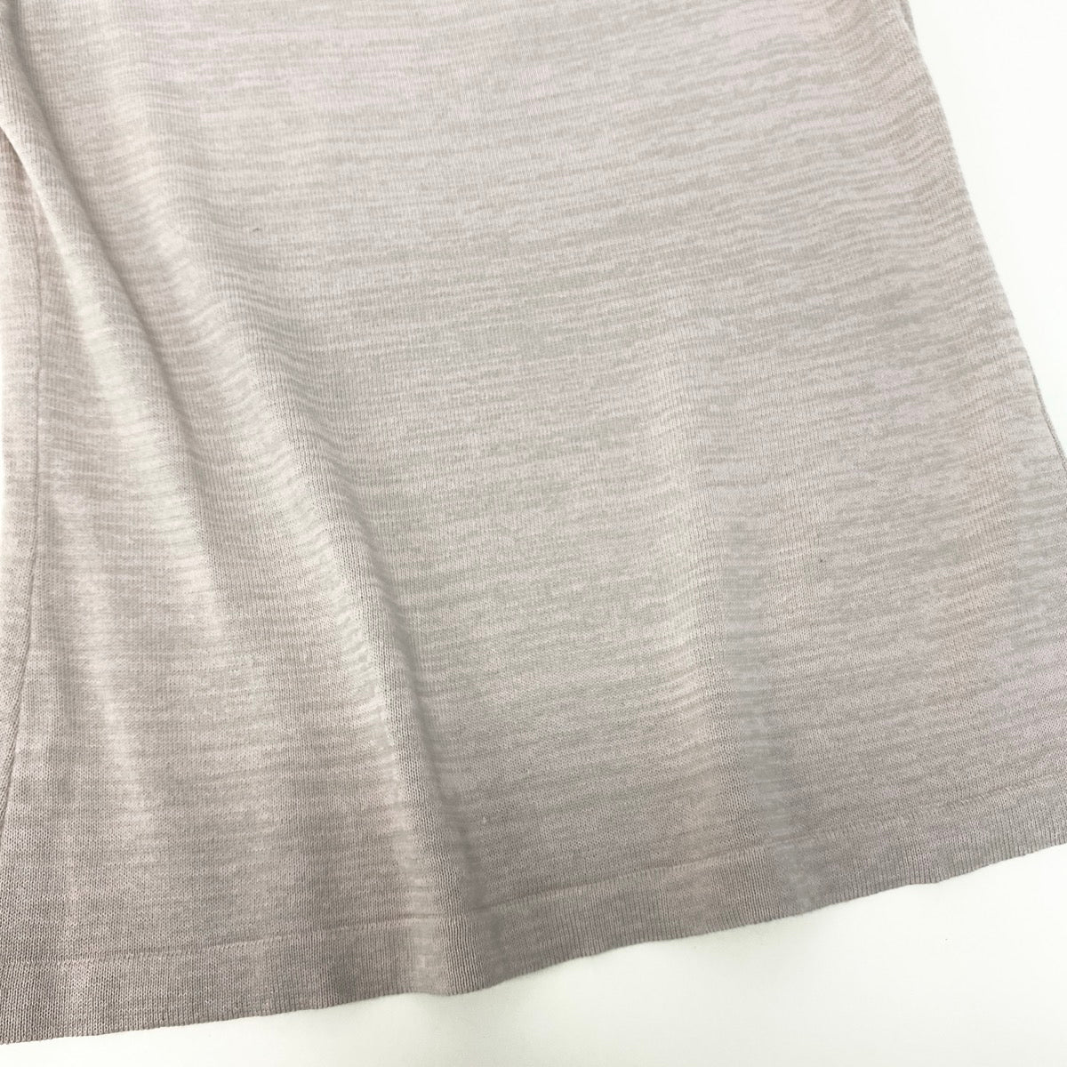 Cf11 CHANEL シャネル 99P ロゴプレート ノースリーブ ニットカットソー タンクトップ P12609 サイズ40 ベージュ レディース 女性用ta1