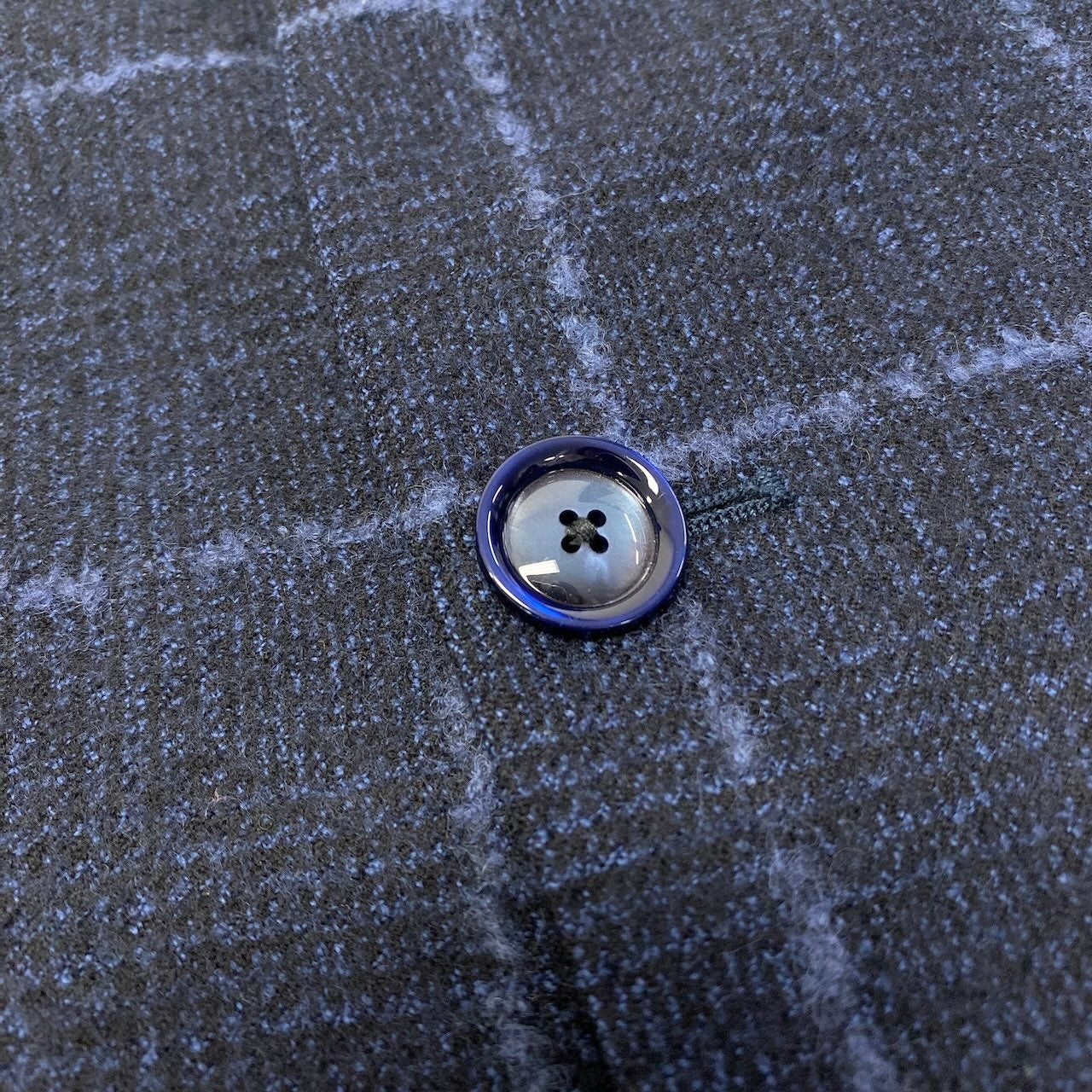 55c19 TAGLIATORE タリアトーレ テーラードジャケット メンズスーツ チェック柄 ウールジャケット ラベルピン メンズ 男性用 紳士服 44 ネイビーu02t