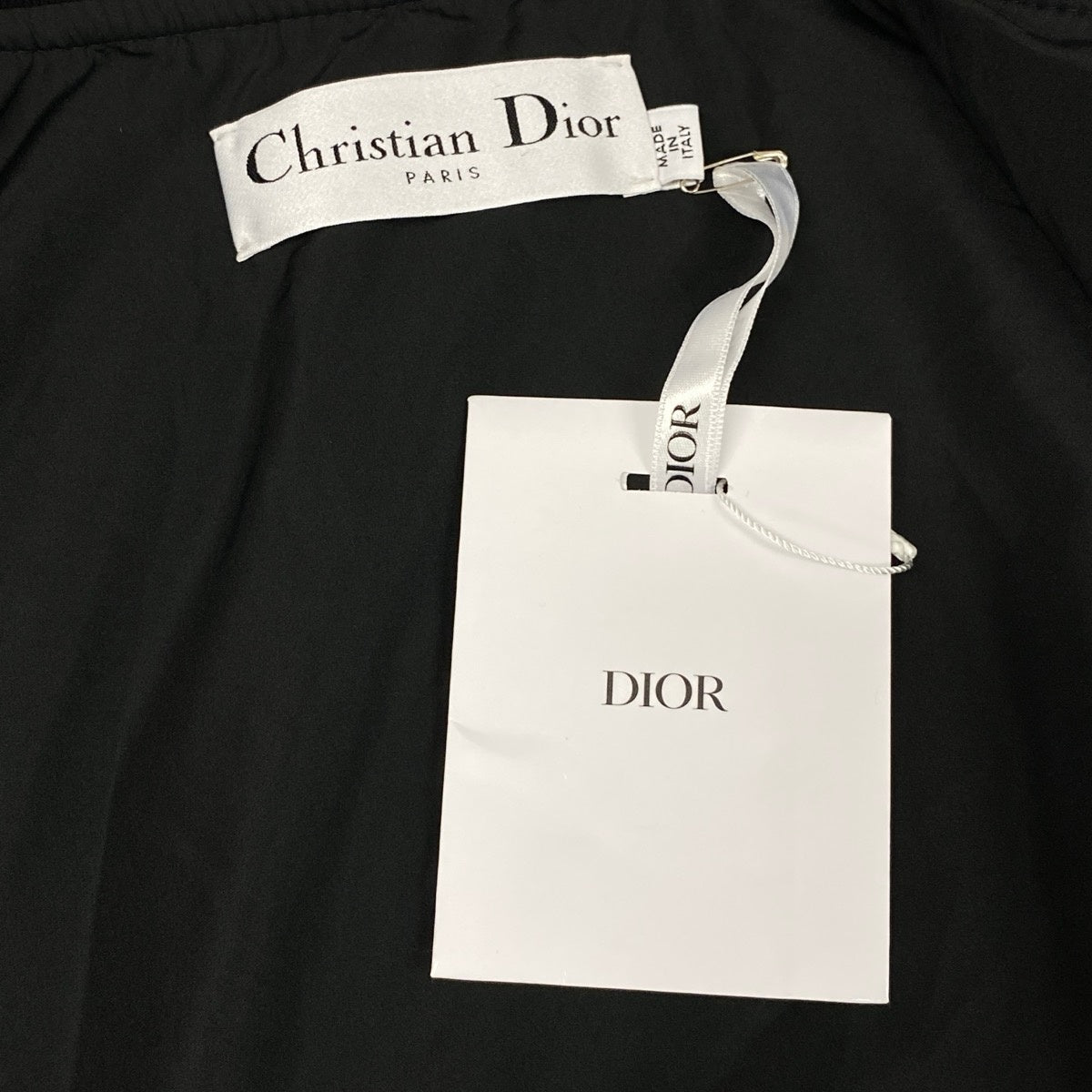 j13 【新品保管品】Christian Dior ボンバージャケット レオパード ロゴ刺繍 XSサイズ ベージュ ブラック シルク100％ メンズ 男性用k02i