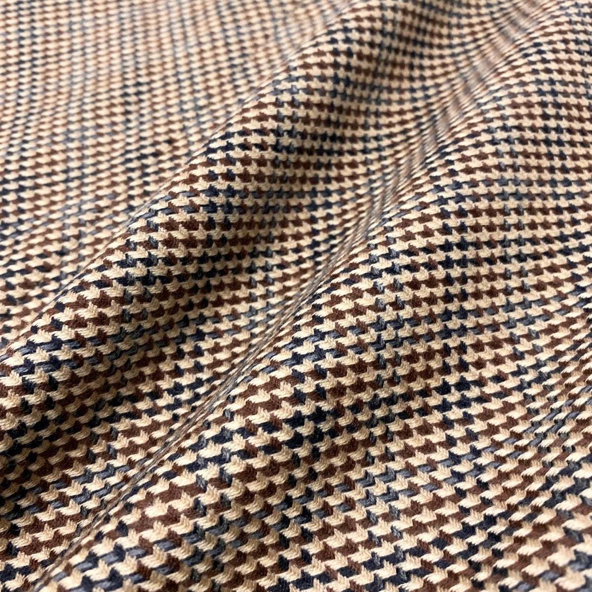 30h22 GIVENCHY ジバンシー 千鳥格子柄 テーラードジャケット セットアップスカートスーツ ウール 秋冬 516-57089 38 ブラウン系 レディース 女性用u02t