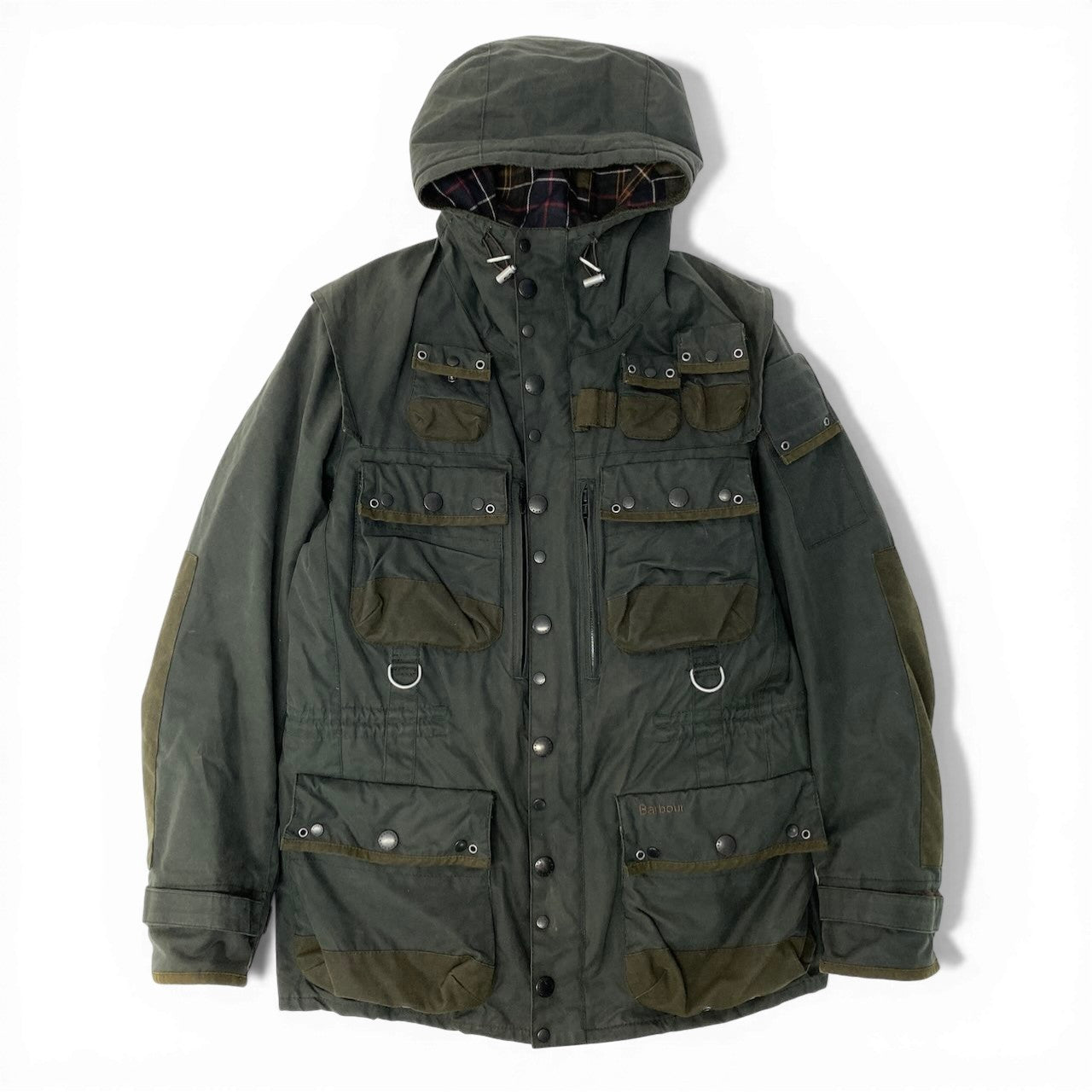 79c26 Barbour バブアー ×TOKITO トキト Military Jacket ミリタリージャケット 1102301 Sサイズ カーキ コットン100％ メンズ 男性用u02t
