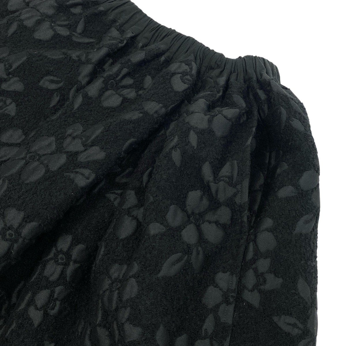 g13 tricot COMME des GARCONS AD2020 花柄フレアスカート 日本製 ブラック レディース 女性用ta1