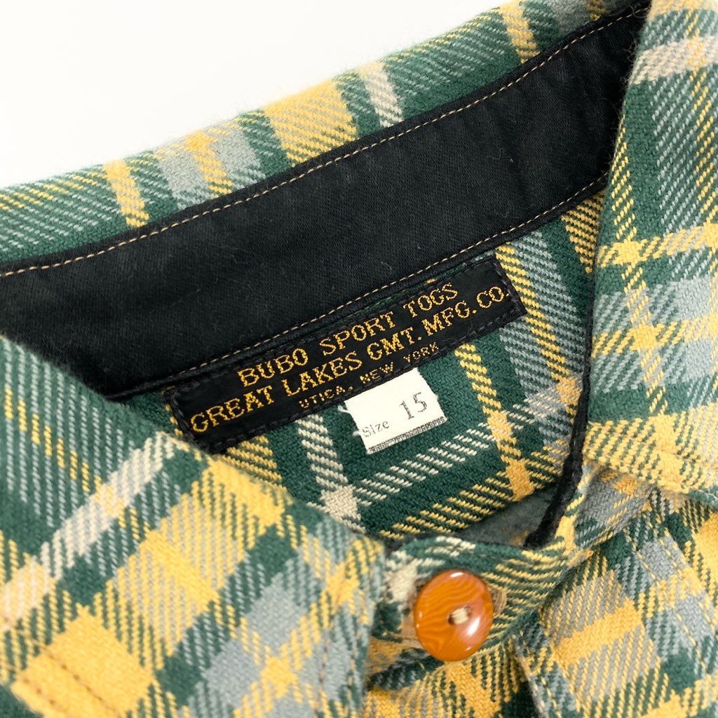 6l25 FREEWHEELERS フリーホイーラーズ BUBO ネルチェックシャツ