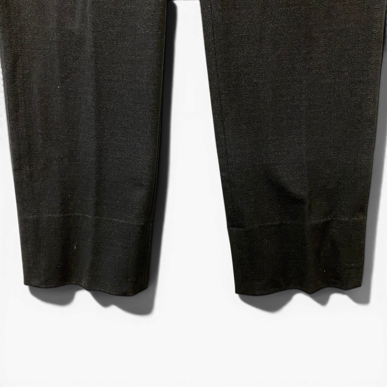 21f16【未使用タグ付】 LANVIN ランバン SLIM FIT テーパードパンツ 伸縮ストレッチ サイズ48 ブラック メンズ 紳士服u02t