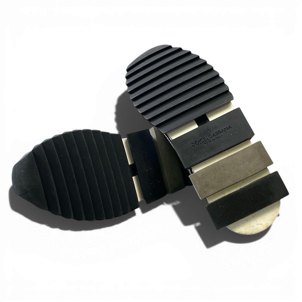 2a5 DOLCE&GABBANA ドルチェアンドガッパーナ ソレント ロゴ ニットスニーカー ロートップスニーカー シューズ ホワイト ブラック メンズk02i