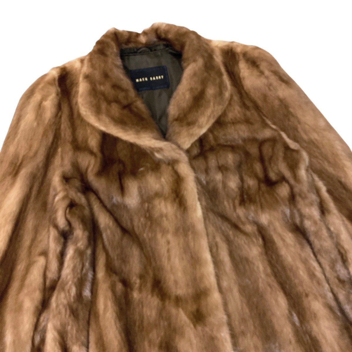 91h9MACK GARRY × SAGA MINK サガミンク パステルミンク ロングファーコート F 茶系 最高級本毛皮 Mink Fur Long Coatt18r