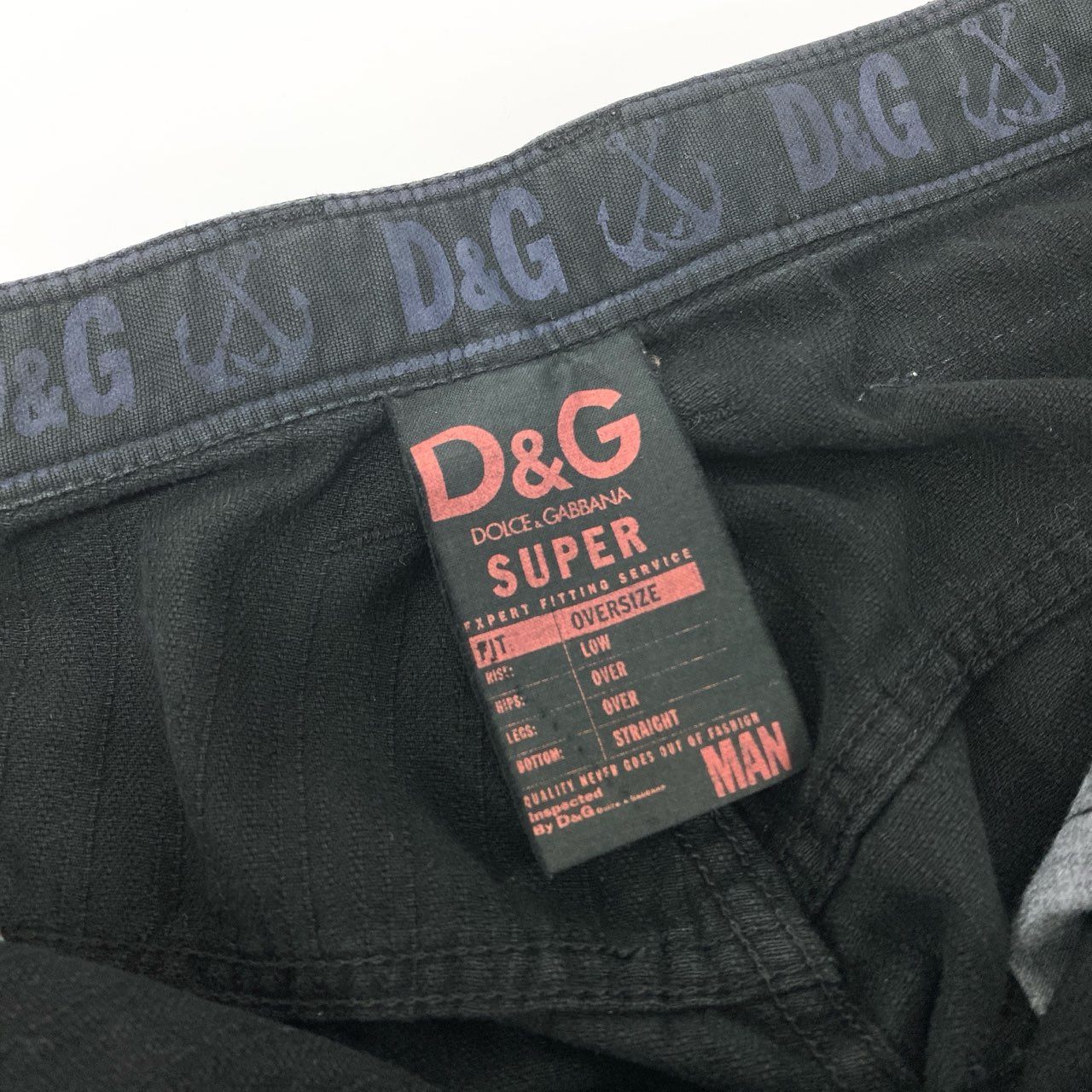 30K18 DOLCE&GABBANA ドルチェアンドガッバーナ マルチジップポケットパンツ カーゴパンツ  ボタンフライ ボトム 30/44サイズ ブラック メンズu02t