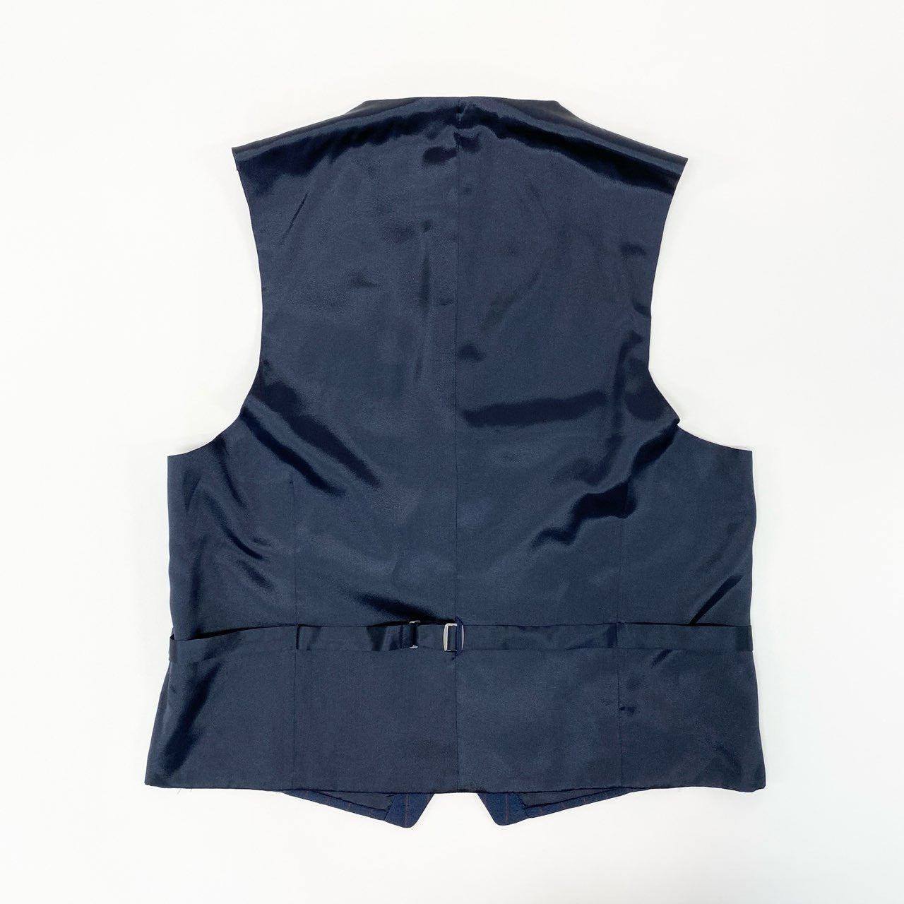 61k28 mila schon ミラショーン セットアップスーツ 3ピース スリーピース 2B ストライプ柄 ビジネス フォーマル メンズ 紳士服 ネイビー ウール100％u02t