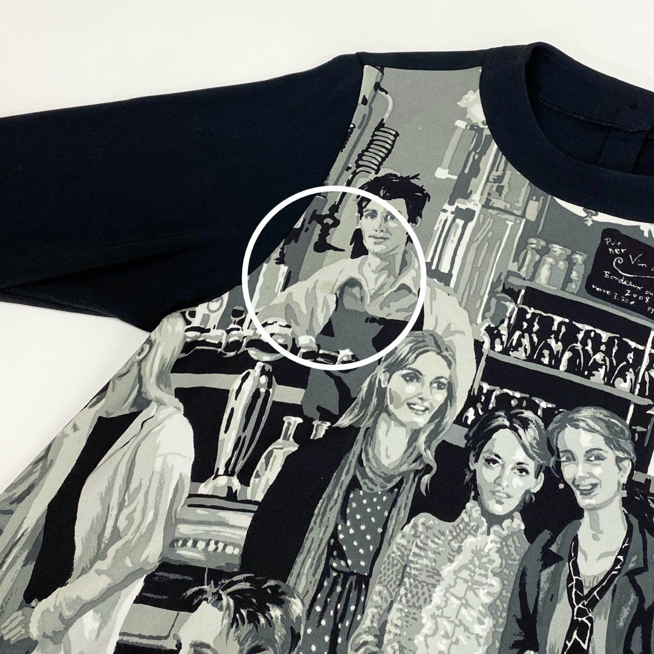 2k19《美品》 TOKUKO 1er VOL トクコプルミエヴォル 長袖ワンピース ロングワンピース 20周年限定モデル Aライン 変形デザイン 9 ブラック レディースu02t