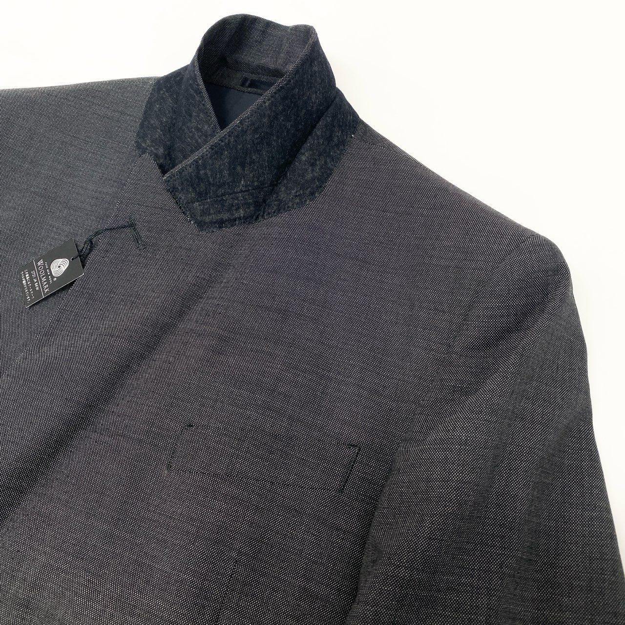 19k27 A.V.V HOMME アーヴェヴェ セットアップスーツ ダブルブレスト メンズ 紳士服 ビジネス フォーマル 96 AB5 グレー ウール100％u02t