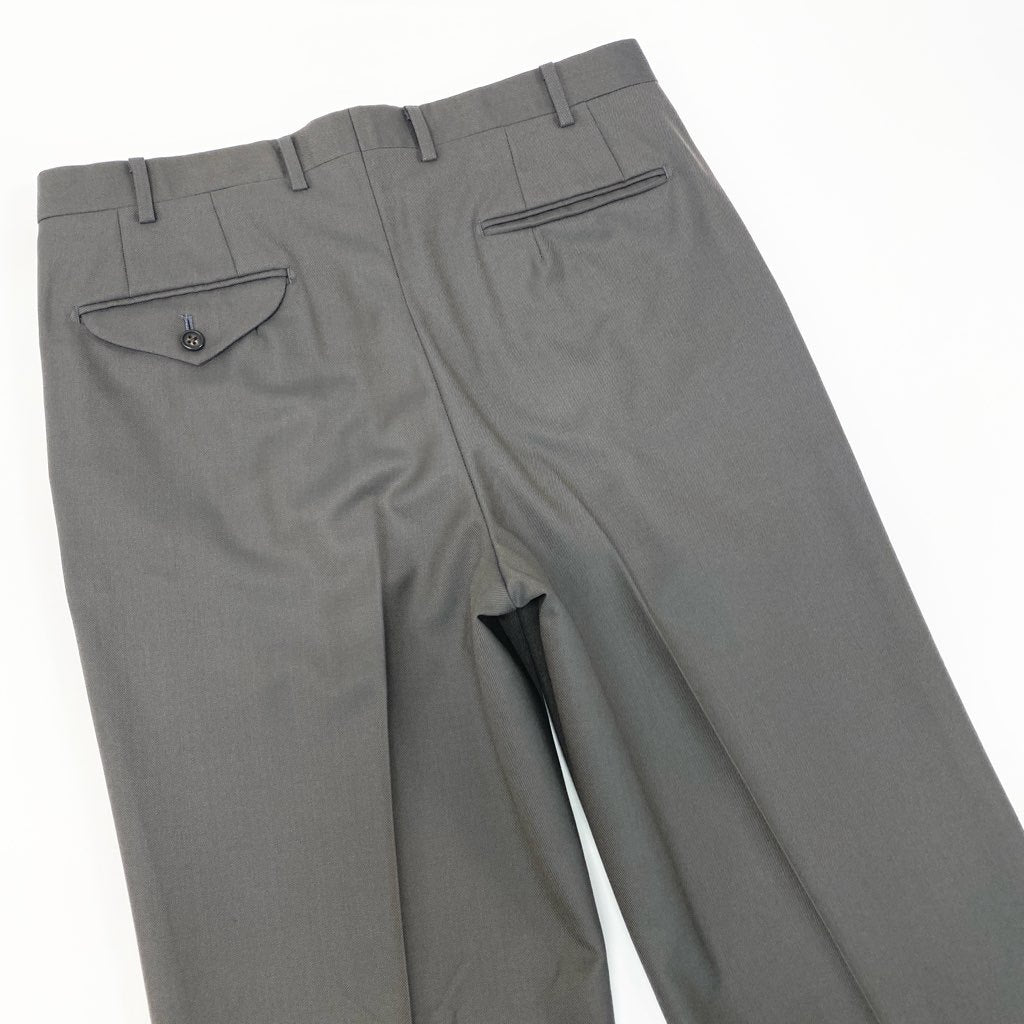 22l28 BURBERRY バーバリーズ スーツセットアップ テーラードジャケット スラックスパンツ 96-86-170AB5 ブラウングレー ウール100％ メンズ 男性用o07t