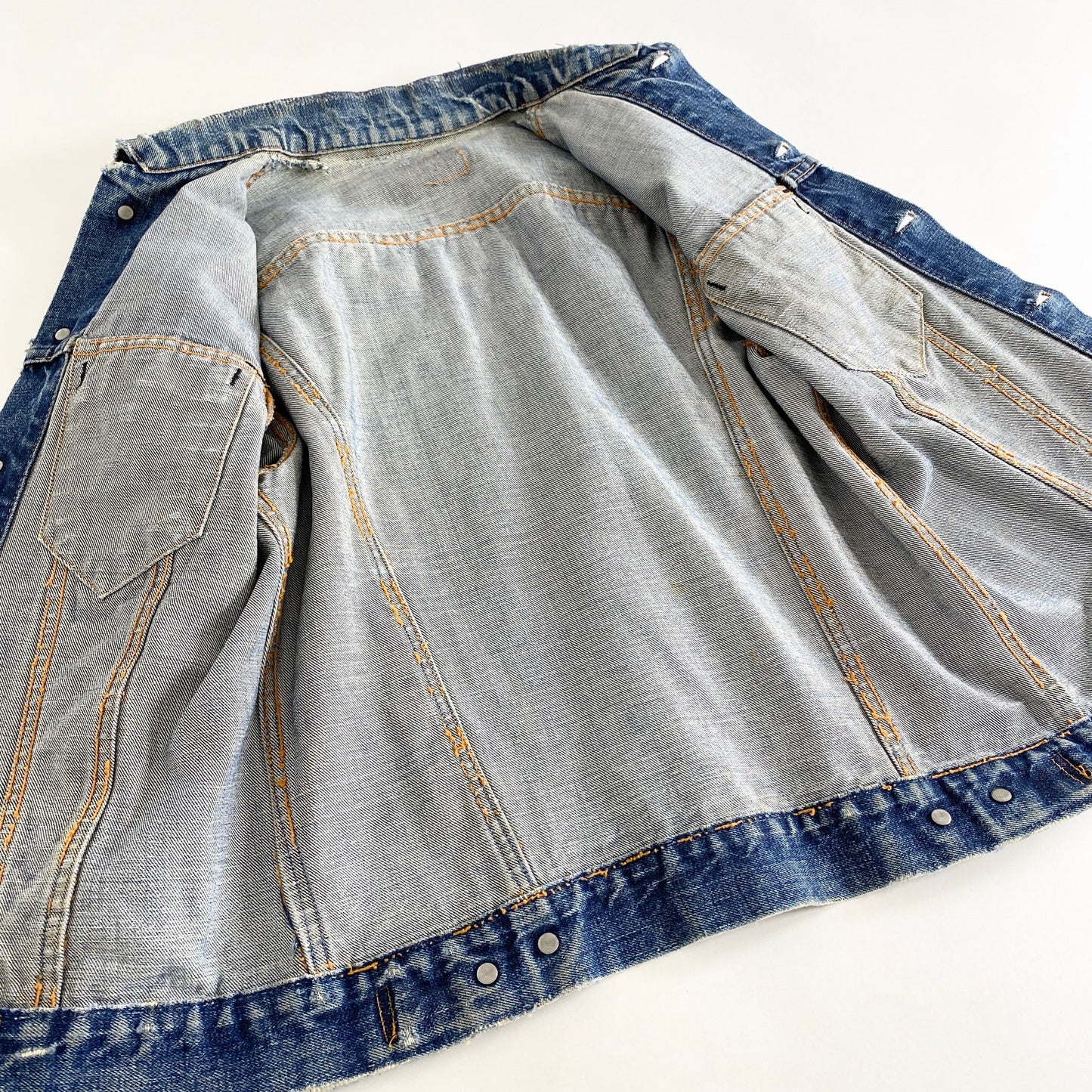 26L14 Levi's リーバイス 4th 3rd Vintage Denim Jacket デニムジャケット S～M相当 インディゴ BIGE ヴィンテージ 古着