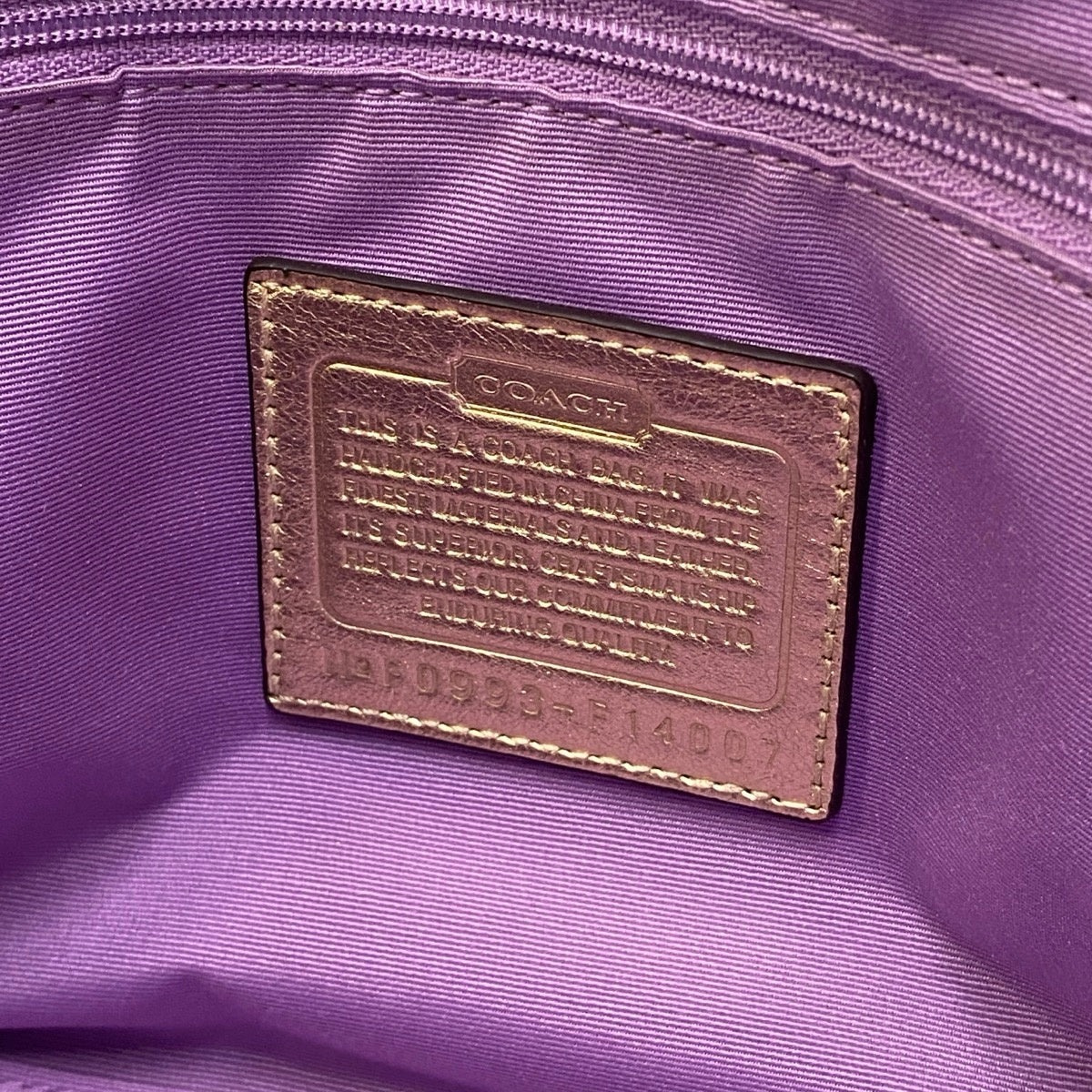 j4 COACH コーチ パッチワーク シグネチャー ハンドバッグ Patchwork Signature Handbag ゴールドt18r