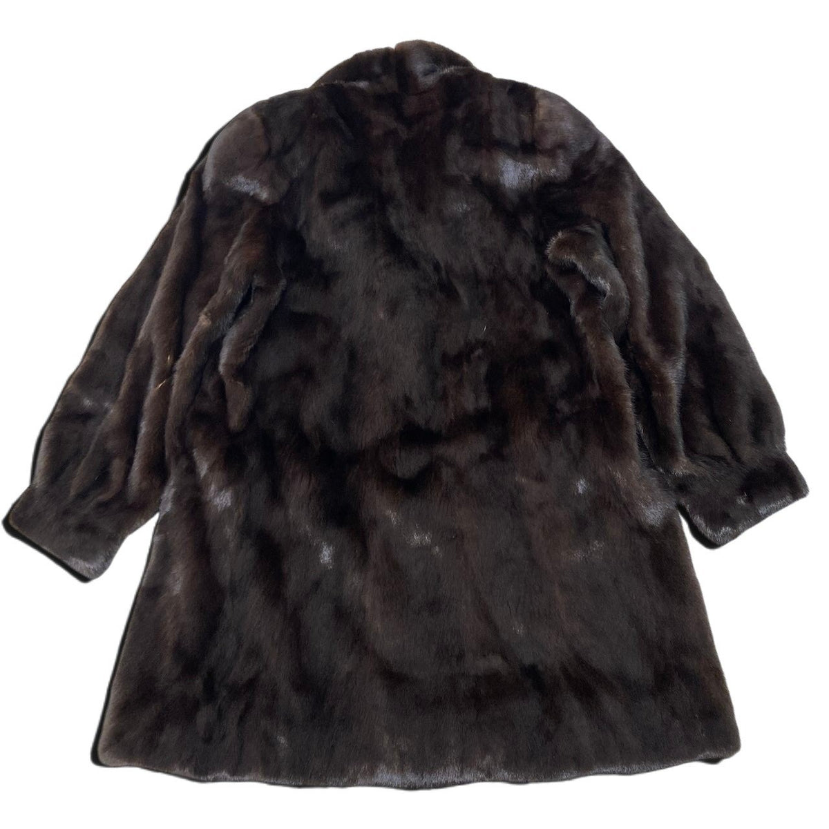 12i21 BLACKGLAMA ブラックグラマ ダークミンク ロングコート サイズF ダークブラウン 最高級本毛皮 Dark Mink Fur Long Coat リアルファーt18r