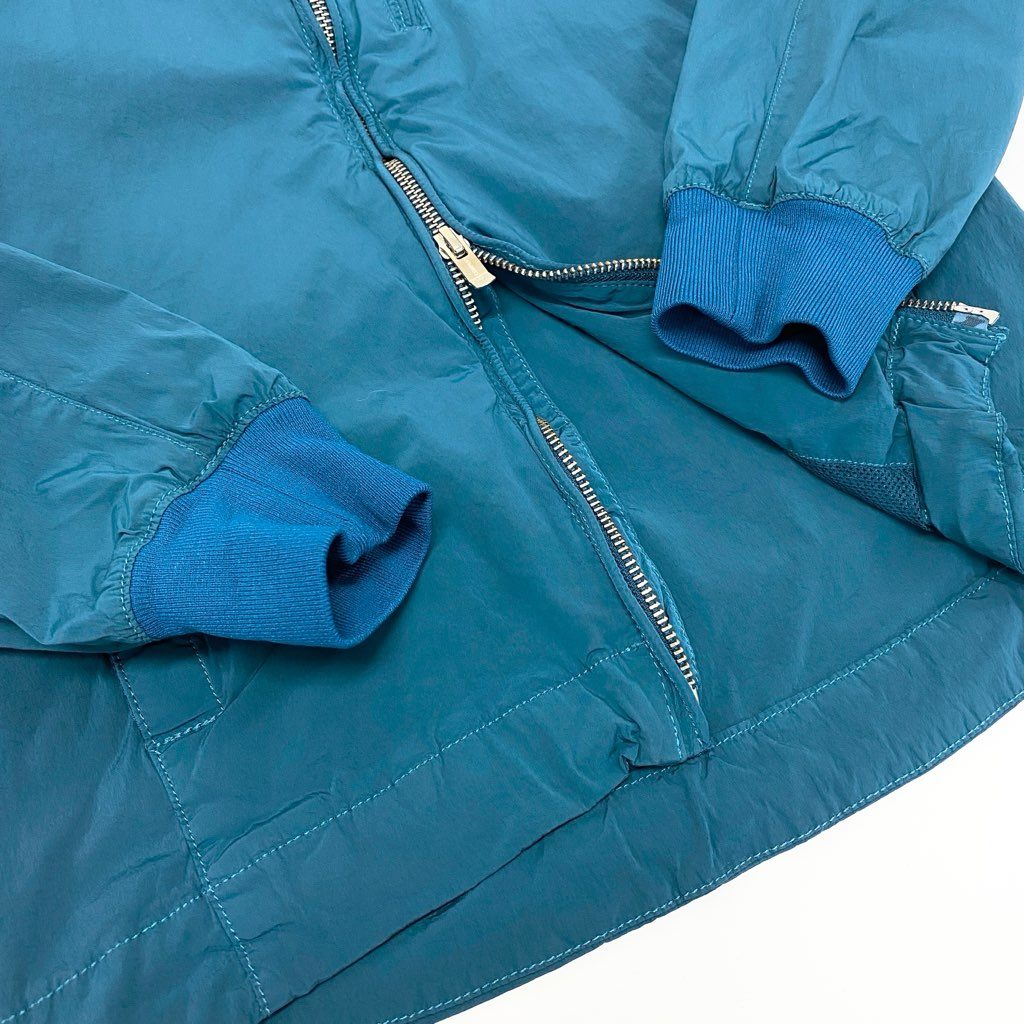 40l25【美品】C.P.COMPANY シーピーカンパニー ゴーグルジャケット ナイロンジャケット 2014SS フード着脱可 14SCPUC04572 001020 Sサイズ相当 グリーン メンズu02t