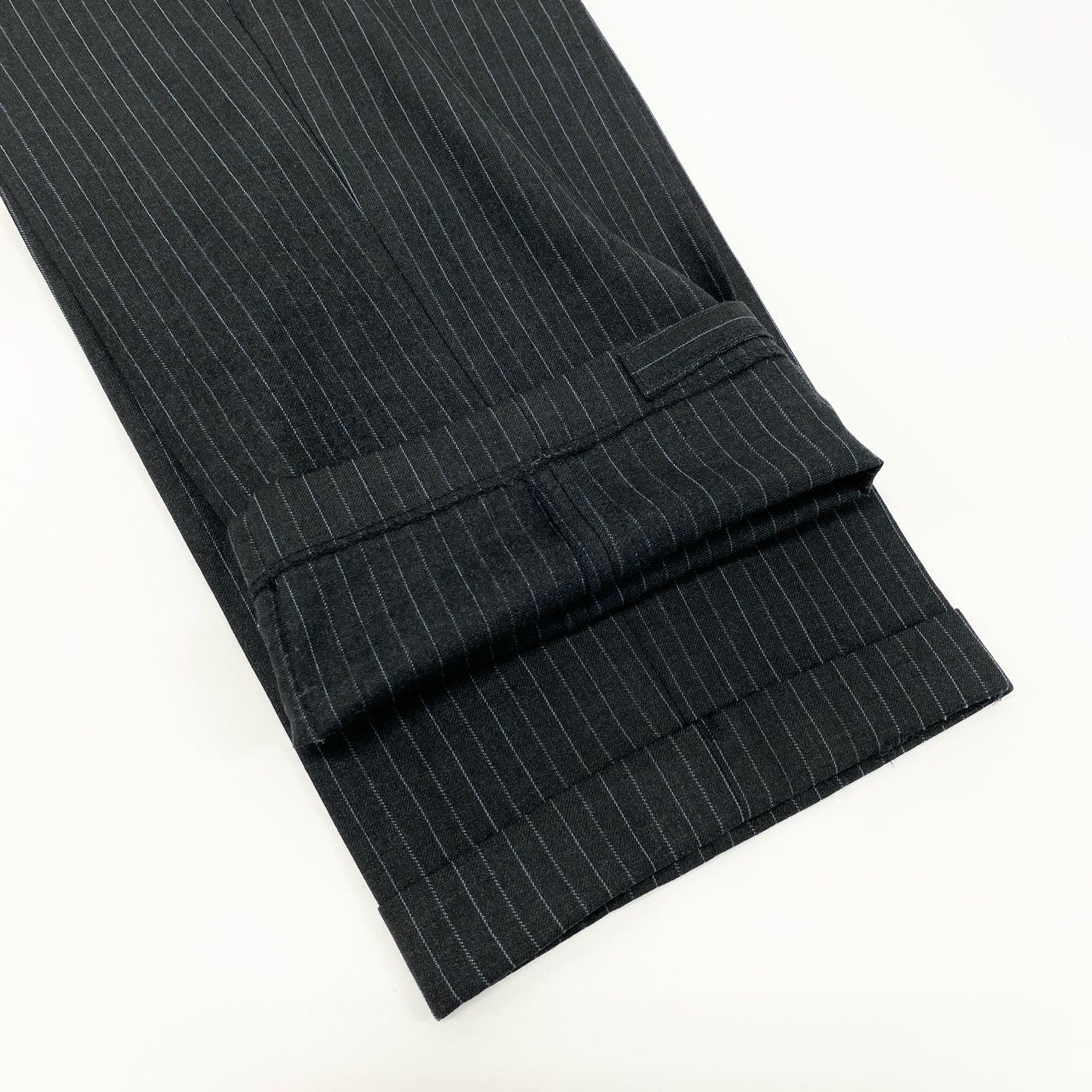 51Ⅼ2 Brooks Brothers ブルックスブラザーズ セットアップスーツ シングル 3B ストライプ柄 ウール混 メンズ 紳士服 ビジネス 40REG ブラックu02t